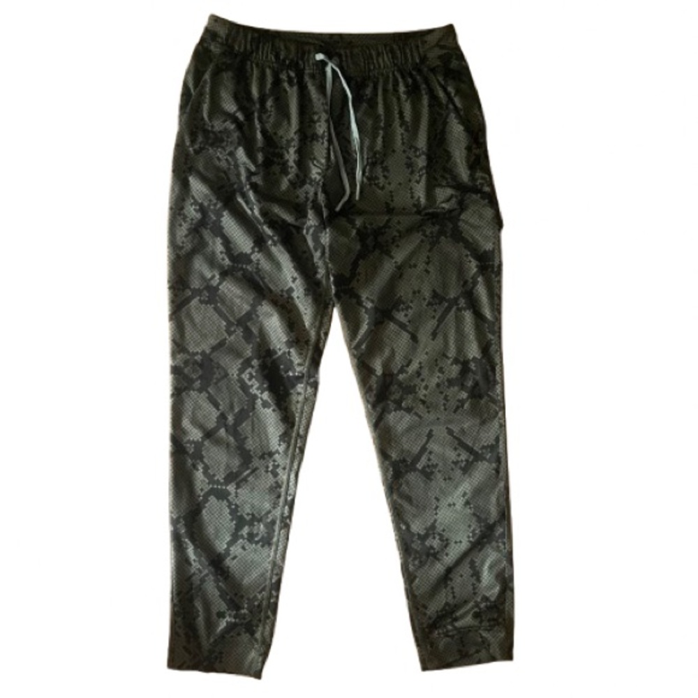 Lululemon Jet Crop (Slim) *Luxtreme Ziggy Snake Fatigue Green Gator Green 4 - Picture 7 of 10